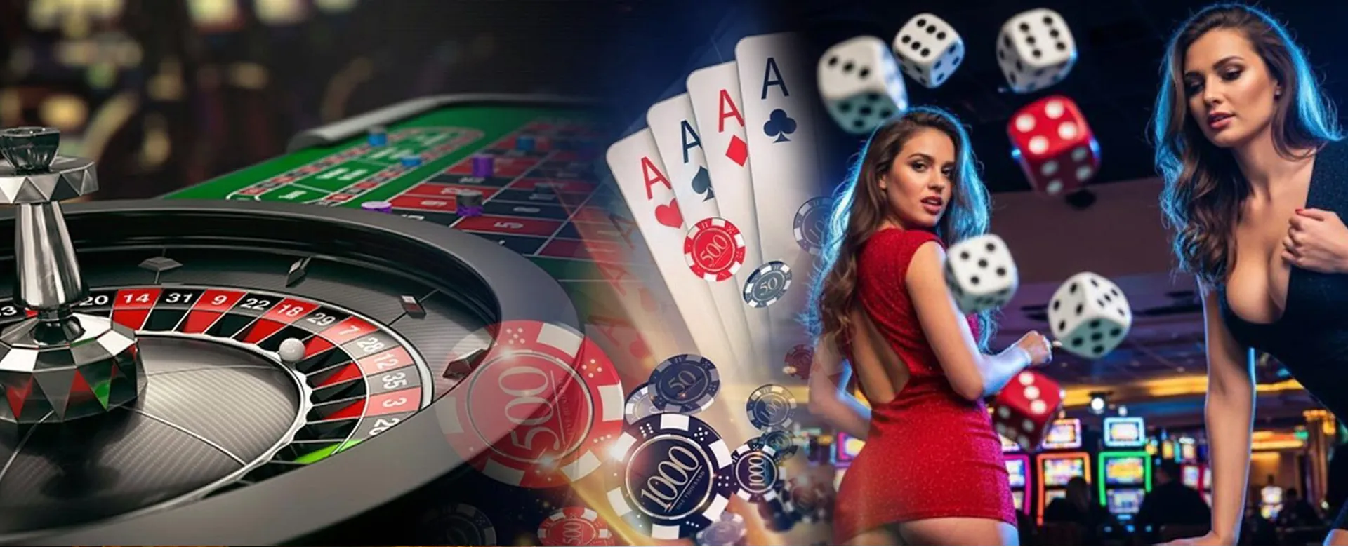 NustarGame online casino background with city lights and gaming elements